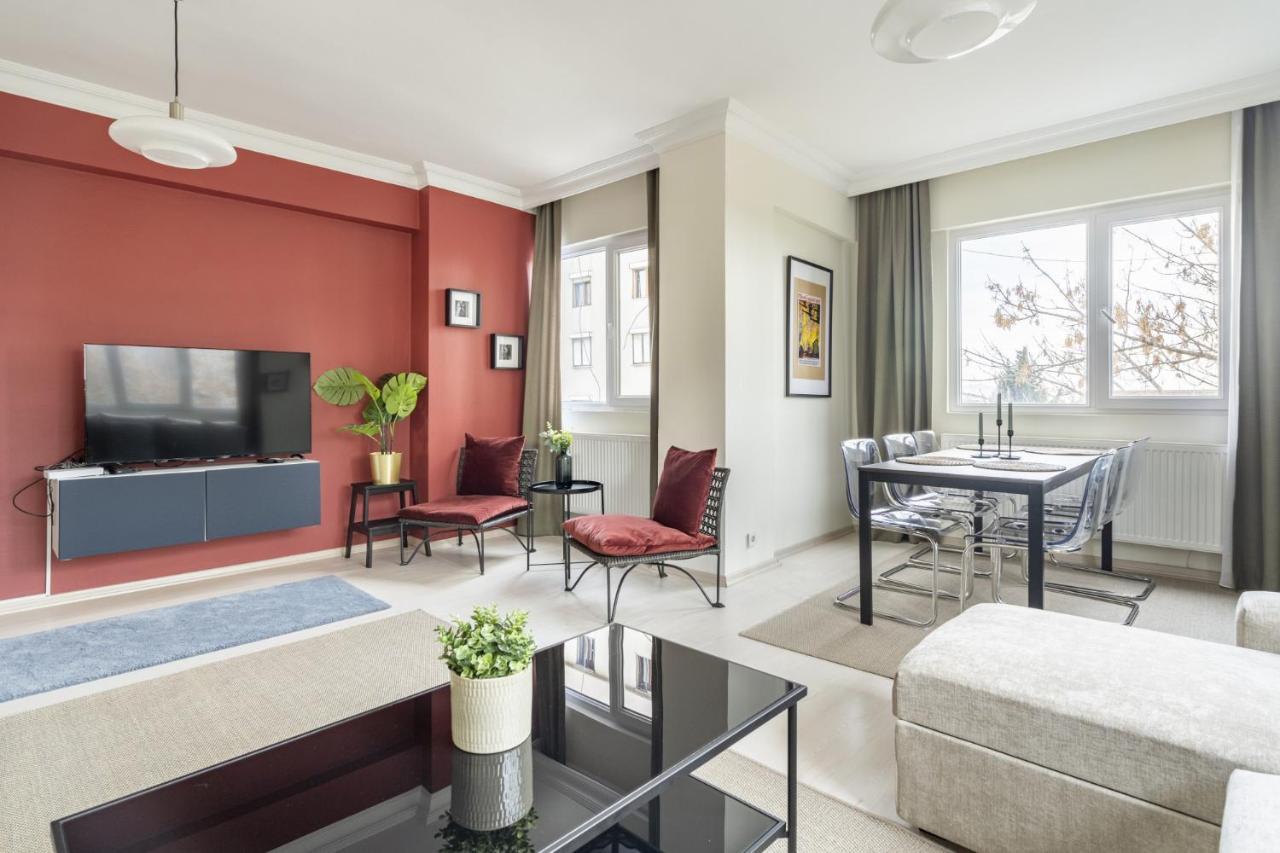Ferienwohnung Modern Flat With Balcony On Bagdat Street Istanbul Exterior foto